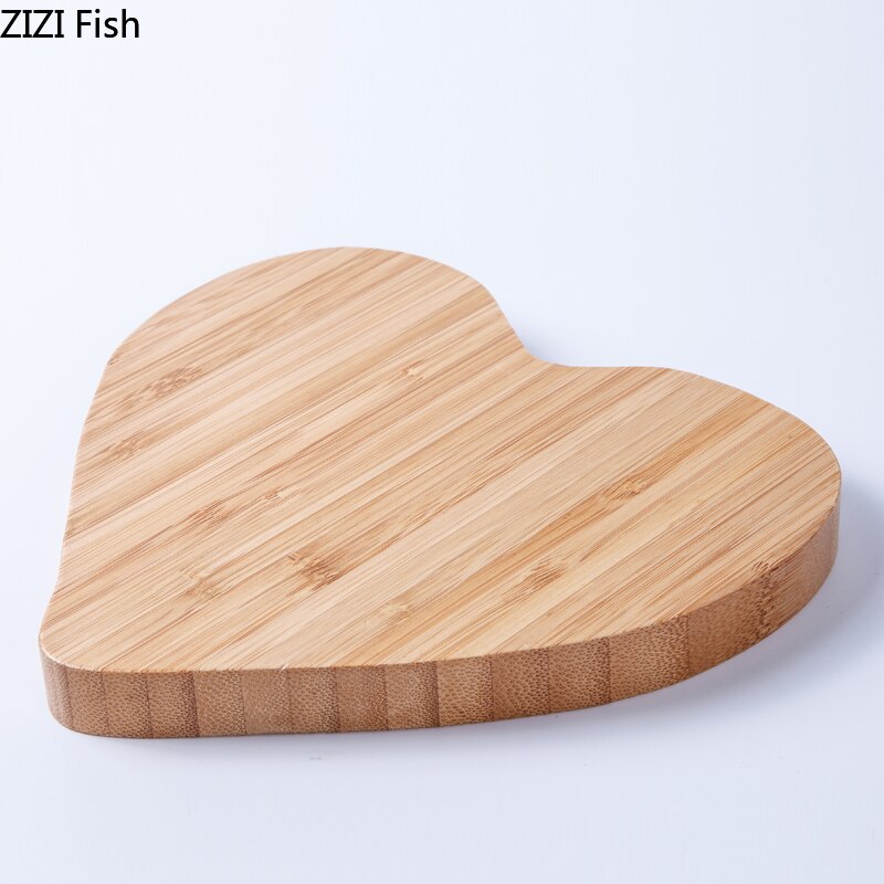 Houten Hart Vorm Fruit Lade Multi-Raster Platter Europese Stijl Home Decoratie Snacks/Salade/Gedroogde Fruitschaal