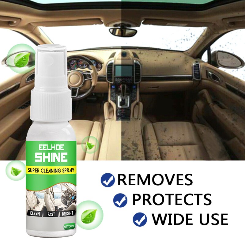 30ML Auto Interior Plastic Plastic Parts Wax Retreading Agent Renewed Plastic Auto Plastic Renovated Coating Car Light Cleaner