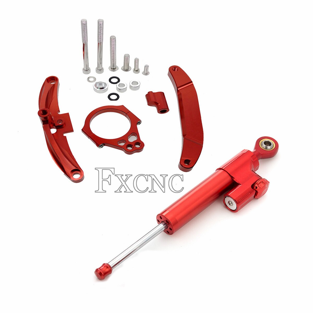 Lenkung Dämpfer Halterung einstellen für Yamaha FZ1 FAZER FZ1-N 2006 CNC Aluminium Stabilisator Lineare Dämpfer Montage Unterstützung