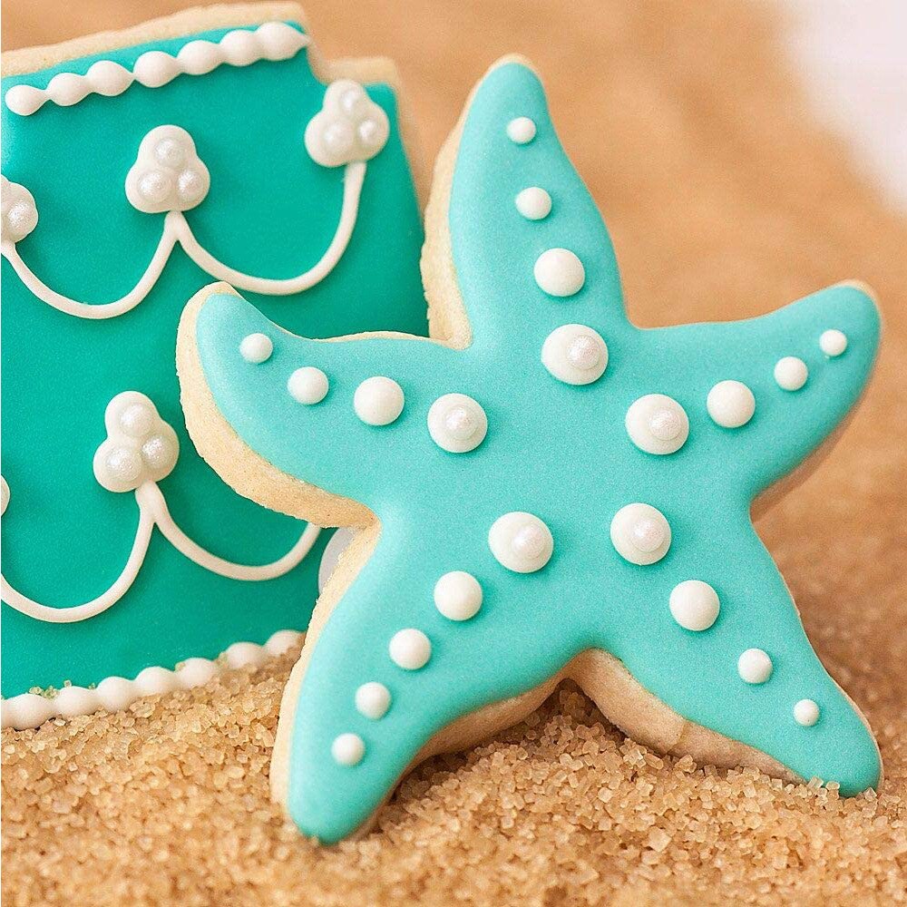 3D Rvs Zeebodem Dieren Walvis/Zeester Cookie Cutter Pastry Fondant Cake Biscuit Mold Wedding Cake Decorating Tool 1pc