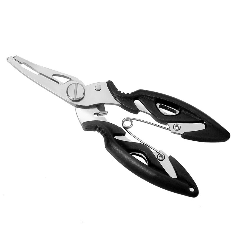 Multifunktions Angeln Zangen Edelstahl Angeln Lanyards Locken Cutter Haken Entferner FishTackle Werkzeug Schneiden Fisch Zange Schere: 6