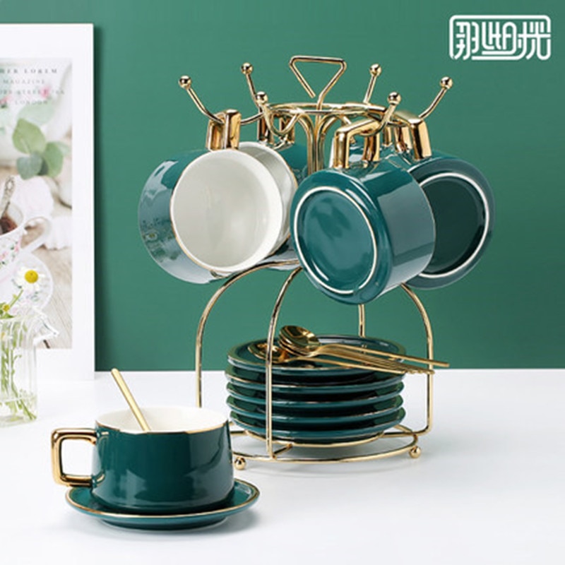 Kaffe kop holder blomst te krus holder metalvand kop holder husholdnings opbevaring rack