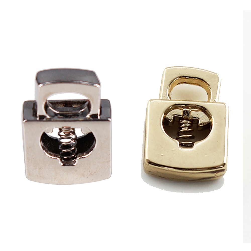 20pc metall guld silver propp toggle spänne rep klämma sladd lås dragsko stoppknapp hatt yllerock huvtröjor skosnöre  nk352