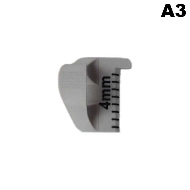 Sewing Needle Gauge Measuring Tool, Finger Ruler Sewing Template For Equal Stitches, Finger Protector, DIY Stitching Guide Tool: light yellow