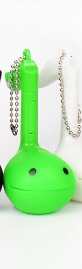 Otamatone musical instruments Electronic sound Children's keyboard vibes musical instruments built-in music toys: Green