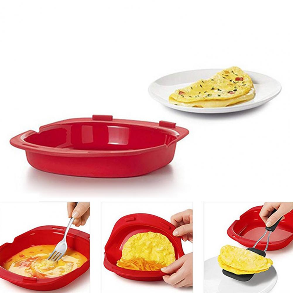 Omelette Maker Durable Silicone Omelet Tool Microwave Oven for Cooking Omelette Pan for kitchen