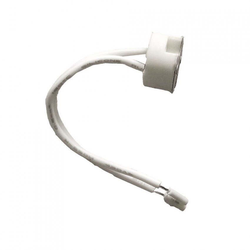 Portalámparas de Silicona Liso G4 Blanco 7hSevenOn Elec