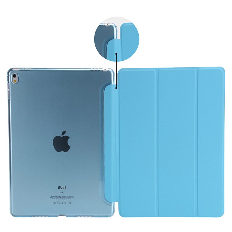 For iPad Pro 10.5 Case / iPad Air Case, Slim Leather Stand Smart Cover for iPad Air 3 Case Fundas With Stylus Pen+Film: Sky Blue