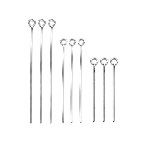 50-100pcs Stainless Steel Heads Eye Flat Head Pin Gold Silver Plated Ball Head Pins For Jewelry Findings Making Accessories: 30mm / black