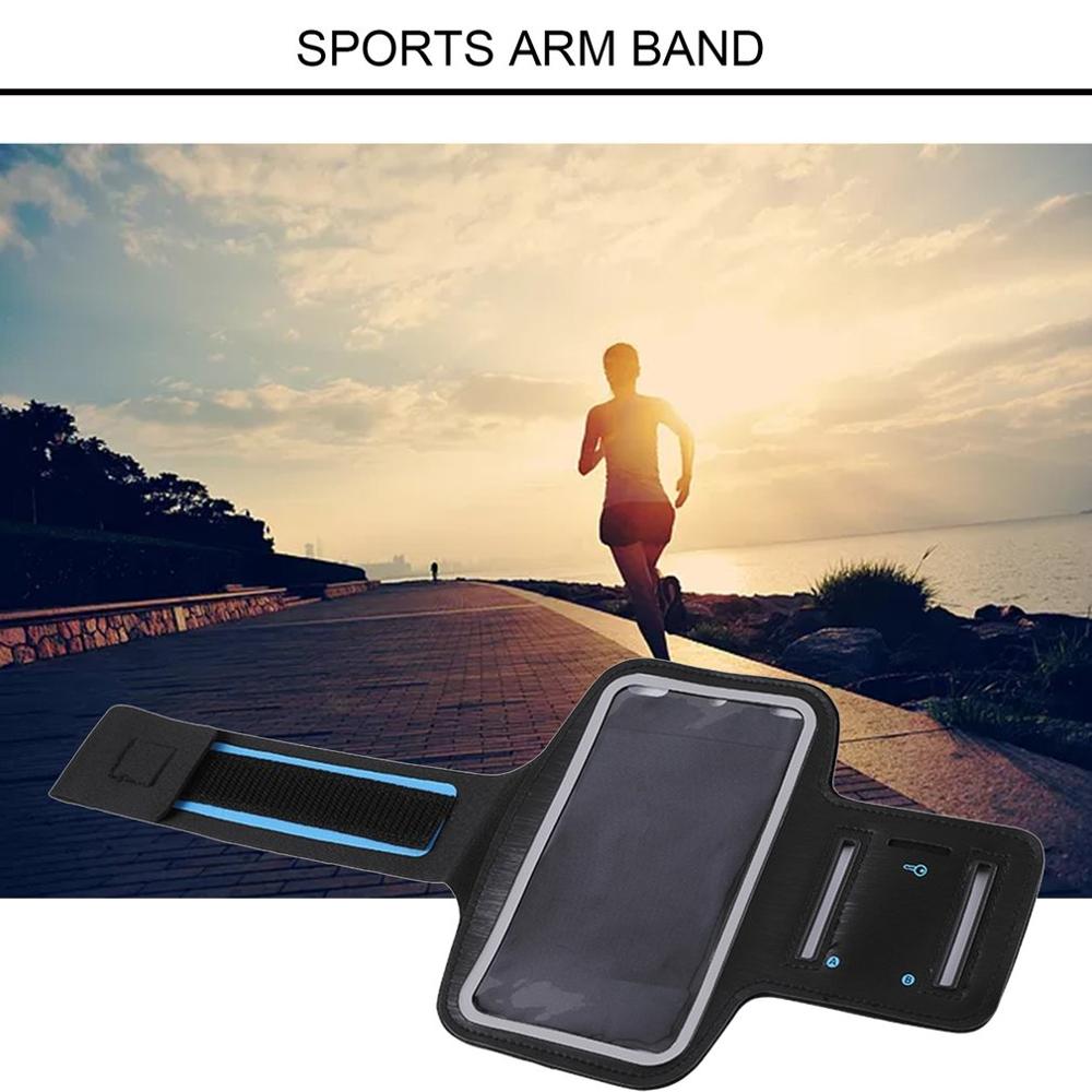 Waterproof Running Jogging Sports Neoprene Armband Case Cover Holder with Reflective Strip for iPhone 6 Plus