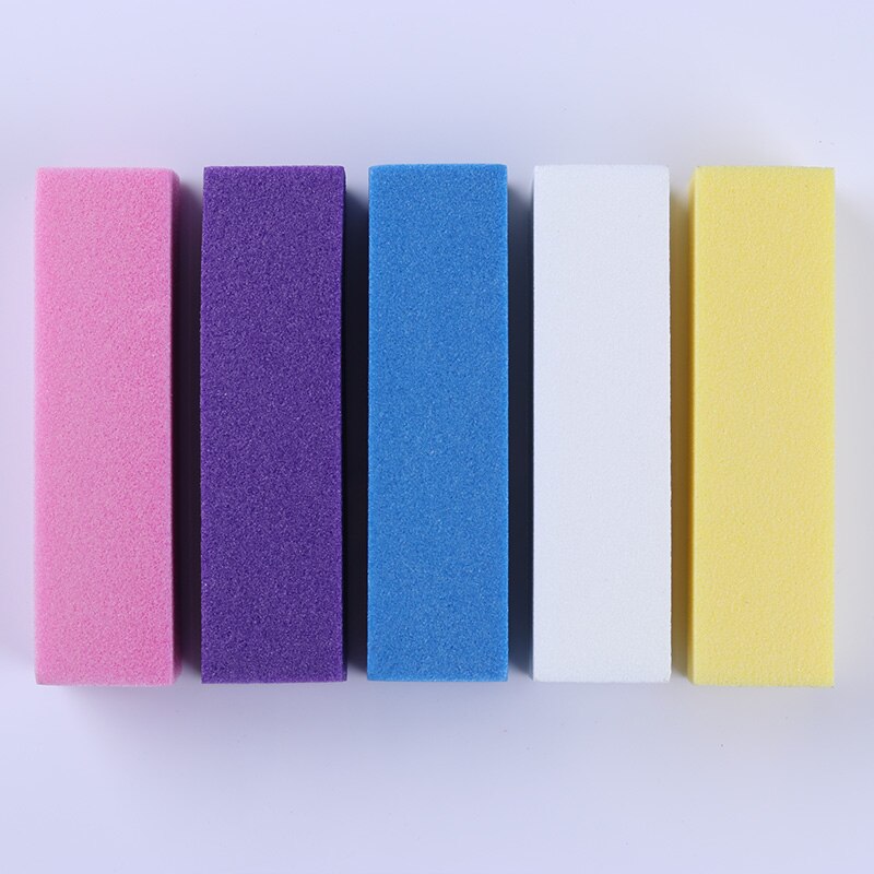 10/4/1 Pcs Roze Form Nail Buffers Bestand Voor Uv Gel White Nail File Buffer Blok Polish pedicure Schuren Nail Art Tool