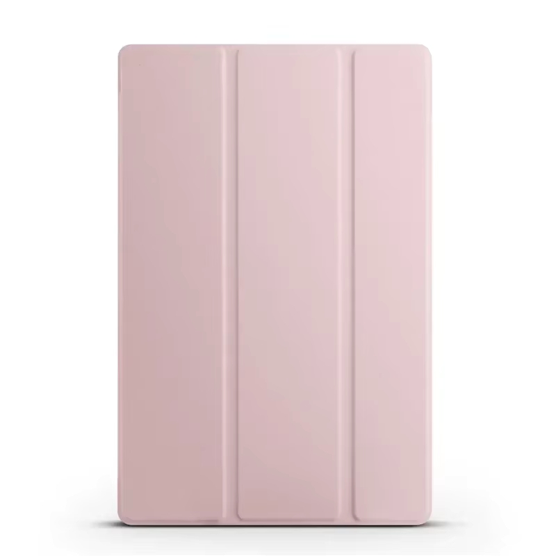 For Xiaomi Redmi Pad 2 Pro Case 12.1inch Magnetic Flip Cover Tri-Fold Stand PU Back Cover Tablet Cases Auto Sleep/Wake: Pink