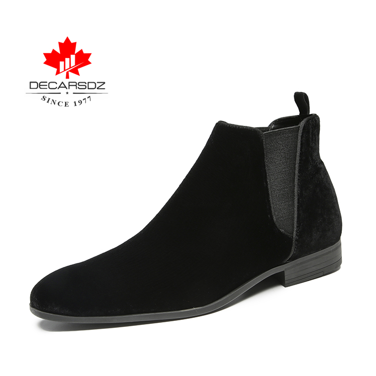 Botas clásicas Chelsea para hombre, botas casuales cómodas de otoño , zapatos de para hombre, botas de hombre con banda elástica, botas para hombre, calzado para hombre: 40