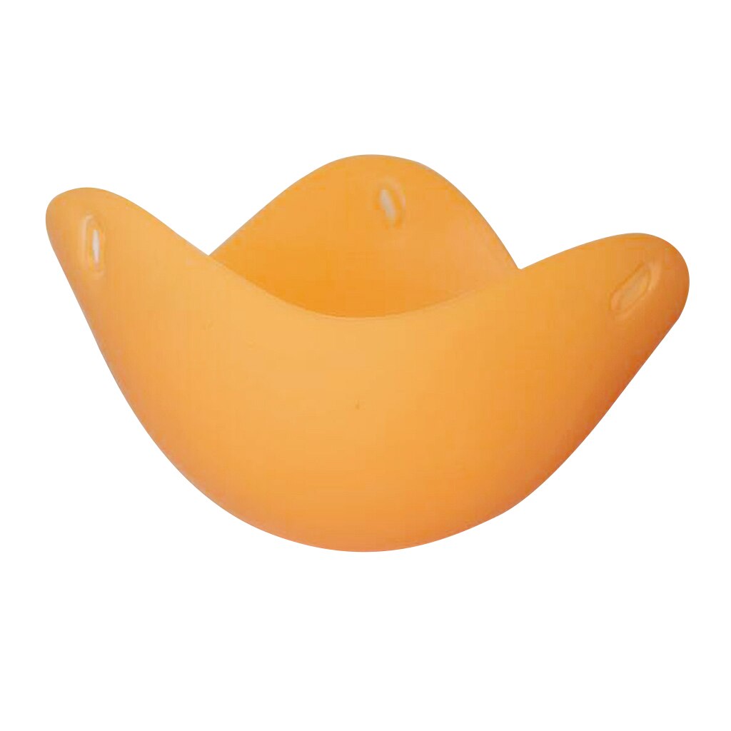 Cocedor de huevos de silicona para cocina y microondas, 4 paquetes: Yellow