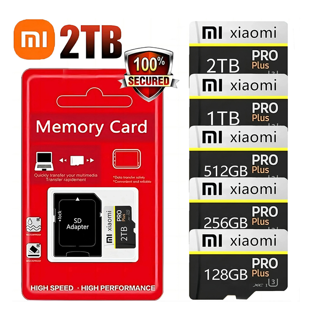 Xiaomi Real Capaciteit Micro TF Sd-kaart 512GB 256GB SD-geheugenkaart 2TB 1TB Cartao De Memoria 128GB Voor Sony Lenovo Nintendo Switch