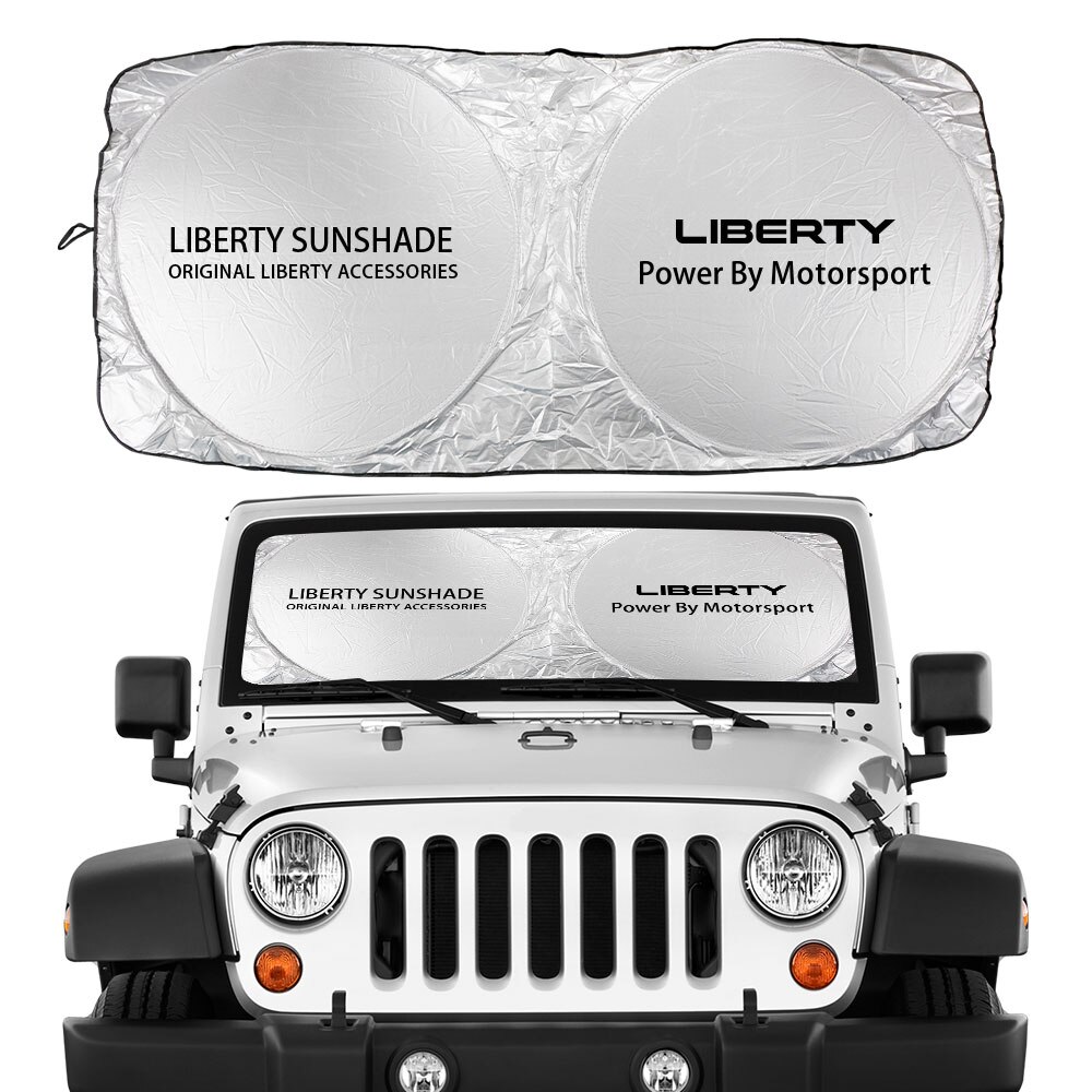 Windshield Sunshade Cover For Jeep Renegade Patriot Wrangler Cherokee Compass TrailHawk Rubicon