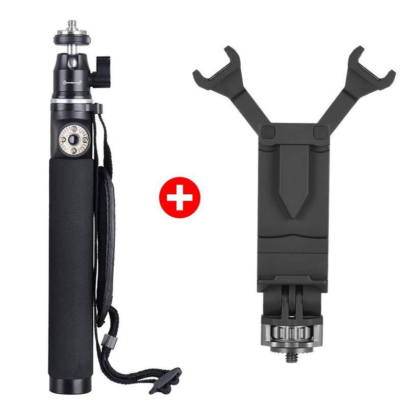 Varilla de extensión para DJI OSMO Plus y Osmo, palo de extensión escalable, accesorios de cardán de mano móvil: Dorado