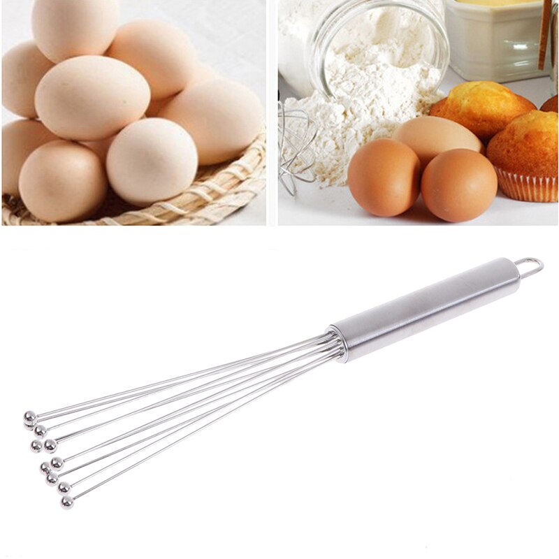 1 Stuks Drinken Whisk Mixer Eiklopper Rvs Egg Kloppers Kitchen Tools Hand Ei Mixer Koken Foamer Wisk Kok blender