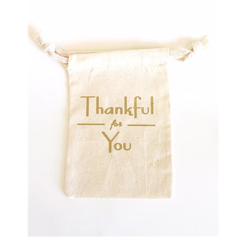 birthday party table decoration bag personalize welcome bags thank you bag cotton Drawstring bag hangovers Recovery Kit bag