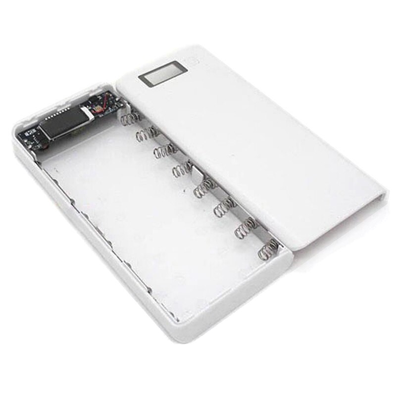 8X18650 Diy Draagbare Batterij Power Bank Shell Case Box Lcd-scherm Powerbank Doos Voor Diy Kit Powerbank 18650: Default Title