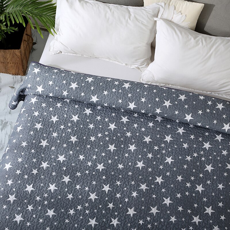 Zomer Sprei Geometrische Gedrukt Dubbele gewatteerde deken Quilts en Dekbedden voor Volwassenen Dunne airconditioning Dekbed Voor Bed # sw