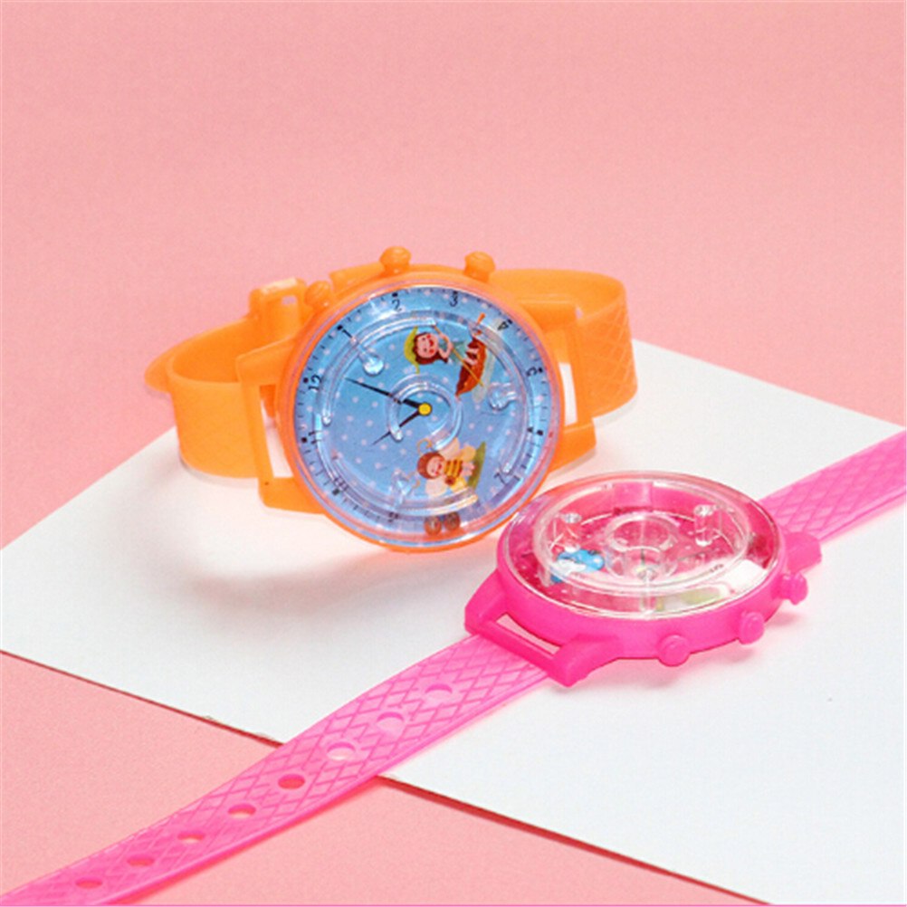 3Pcs Kleurrijke Bal Doolhof Spel Puzzel Labyrint Horloge Speelgoed Voor Meisjes Jongens Kids