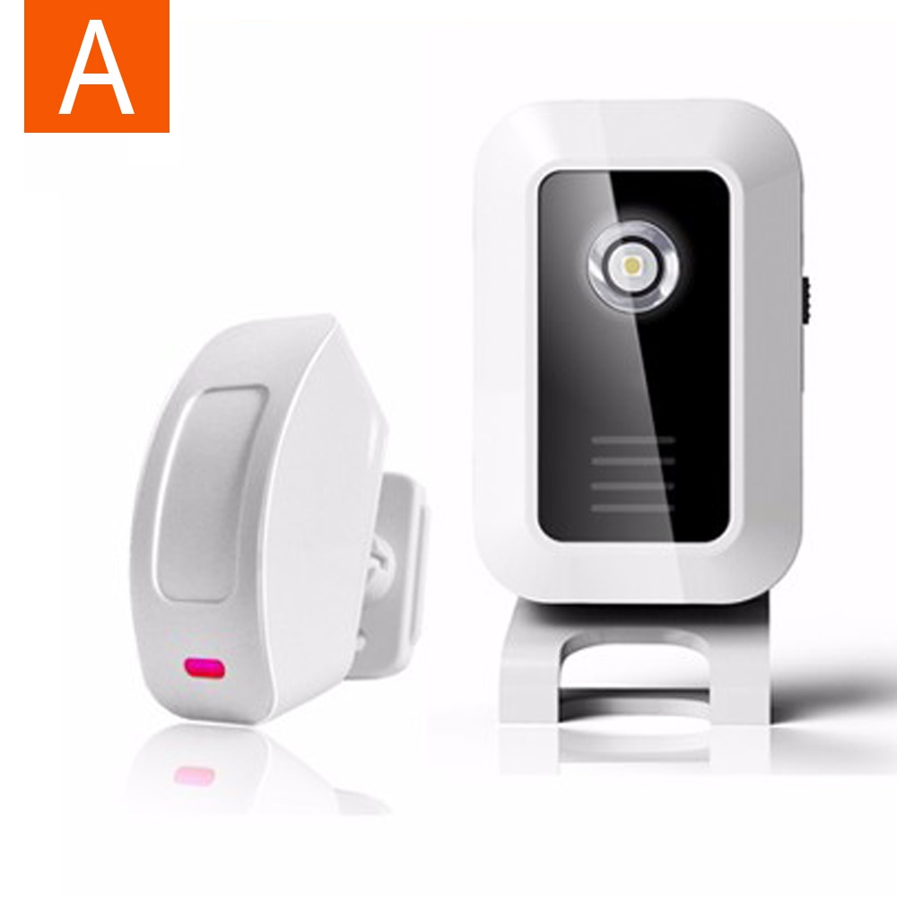 Welcome Chime Wireless Device PIR Motion Sensor Bell Alarm Entry Wireless Door Alarm