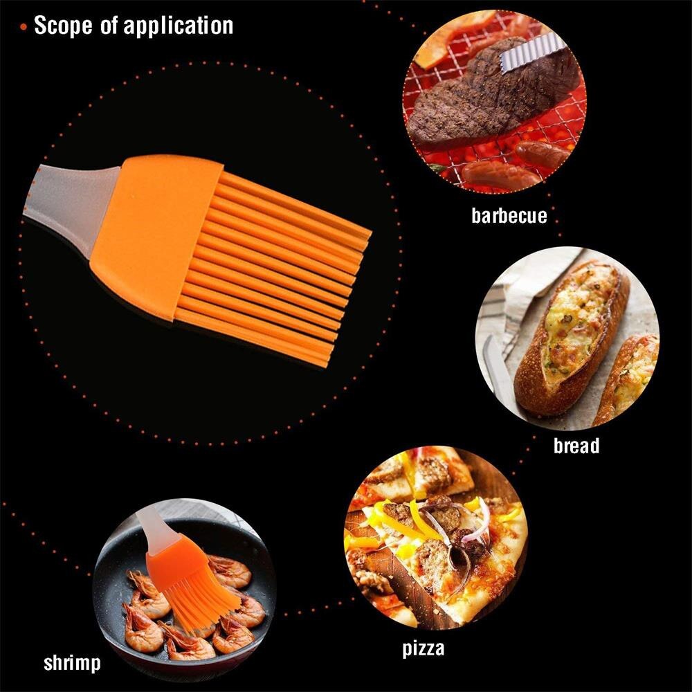 Satunnainen väri silikoni nestemäinen öljy harjat uunipelti leipäharja grillivälineet nestemäinen öljy voi leipä leivonnainen työkalu silikoni