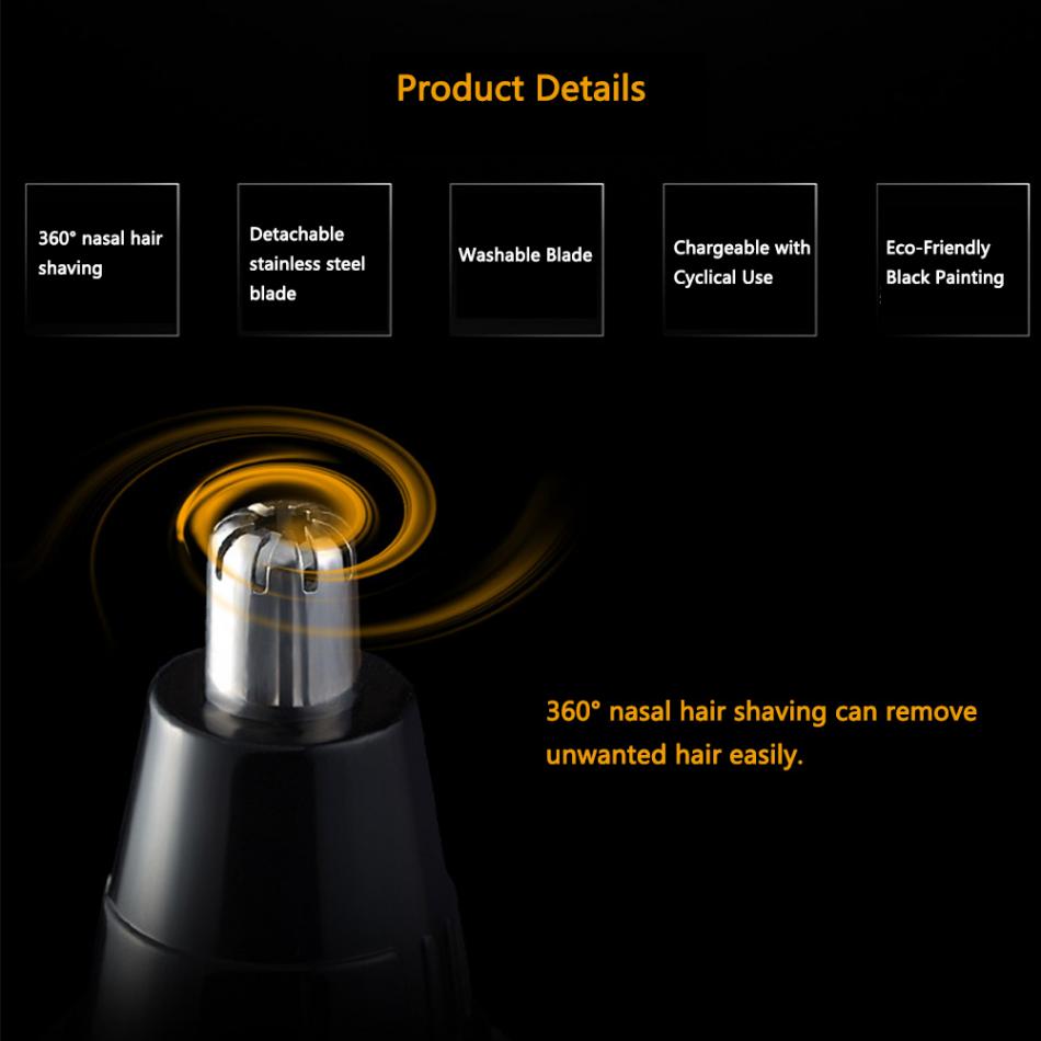 Electric Nose Trimmer Ear Temple Hair Shaving Clipper Beard Shaver For Men 4 In 1 nariz Trimmer Machine