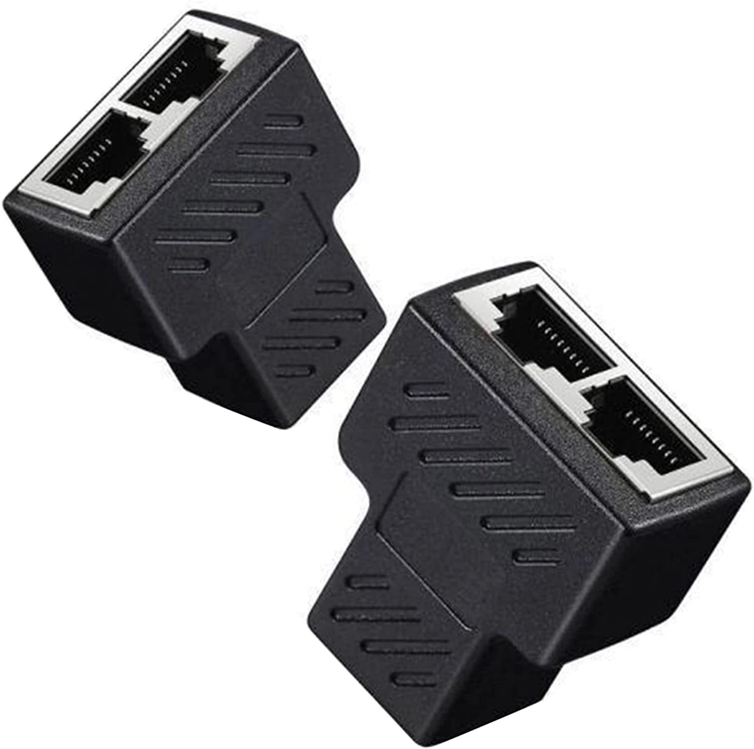 Rj45 ethernet-kabeldelare nätverksadapter cat 7/6/5e ethernet-adapter 8 p 8c nätverksförlängare förlängningskabel för ethernet-kabel