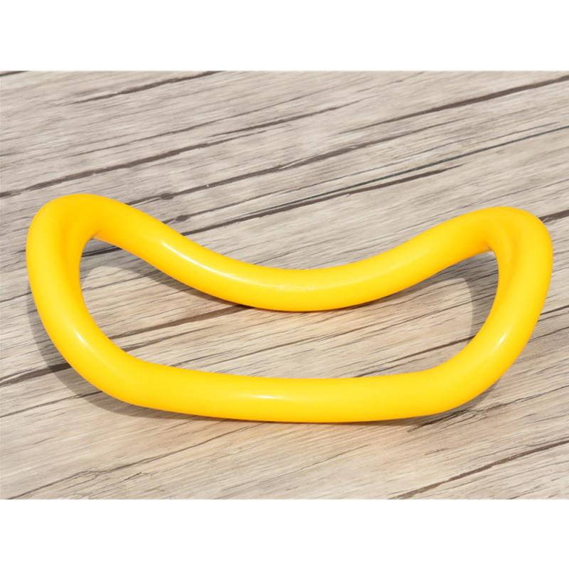 Yoga ring open schouder schoonheid rug strekken cervicale yoga cirkel mooie benen pilates cirkel rug strekken ring: Geel