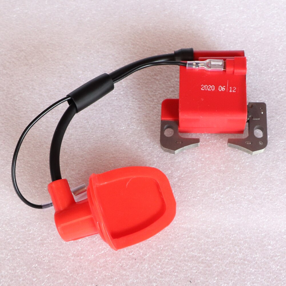 Motorfiets Bobine Motor Deel Met Bougie Voor 2-Takt 43cc 47cc 49cc Mini Quad Pocket Dirt Bike atv: RED IGNITION COIL