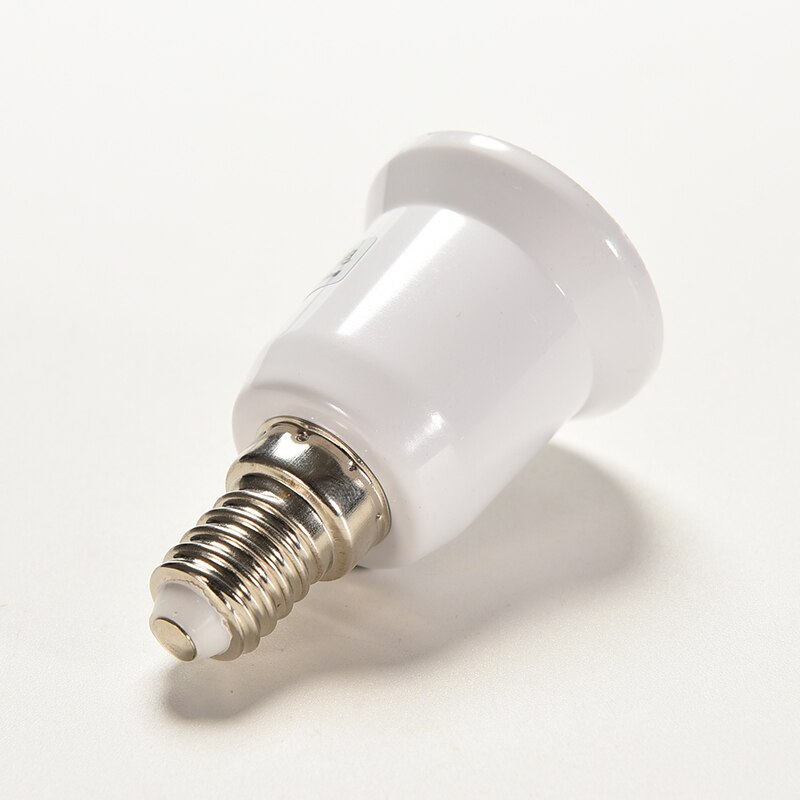 Led-lampa glödlampa adapter omvandlare  e27 to e14 bas skruvsockel lamphållare omvandlare 1pc