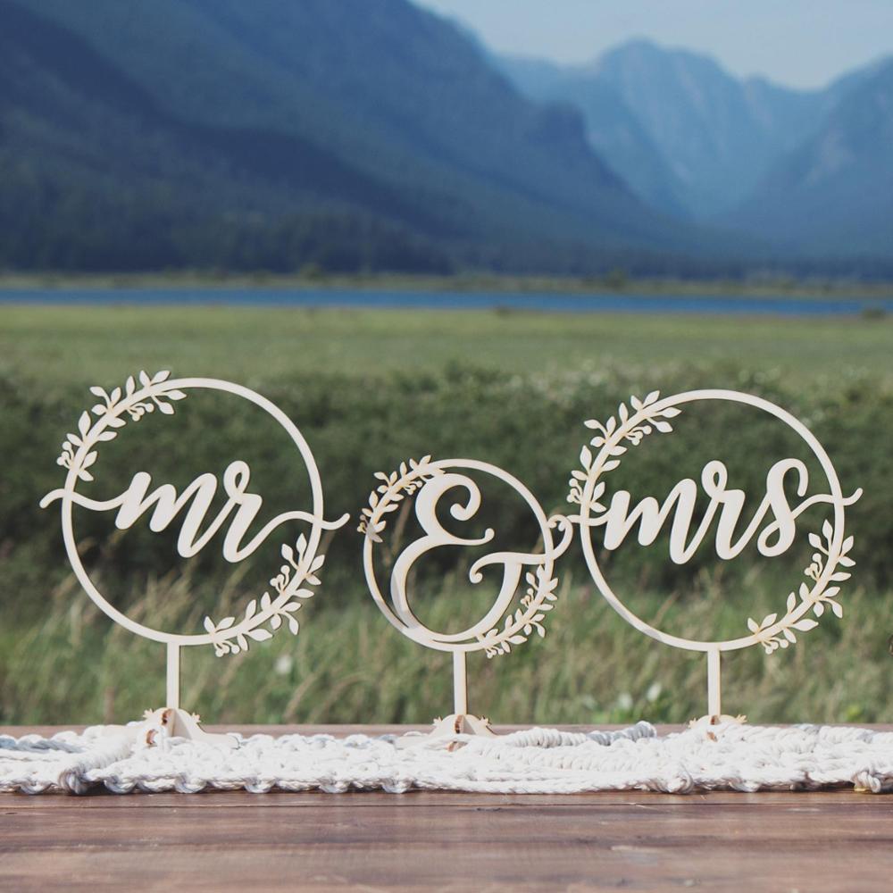 Signes décoratifs De mariage | Signes De mariage, signes De mariage, Mr et Mrs, signes De mariage, décoration rustique De mariage,
