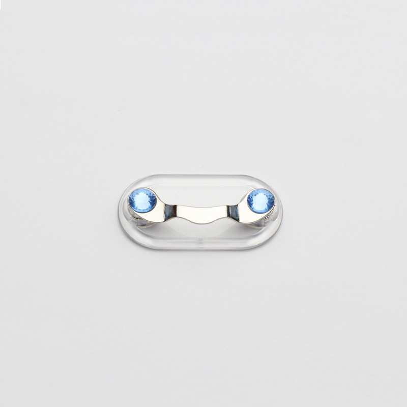 Soporte magnético para colgar gafas de sol, Clip para colgar, broche, Pin, multifunción, auriculares, hebillas: A