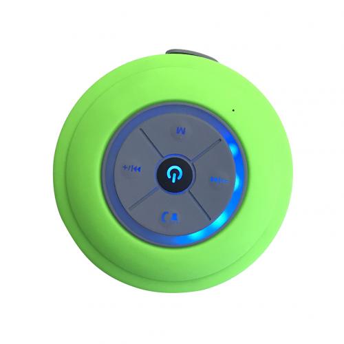 Q9 Portable Bluetooth Speaker Hands Free TF Card Waterproof Wireless Speakers For Bathroom Showers Subwoofer Music Loudspeaker: Green
