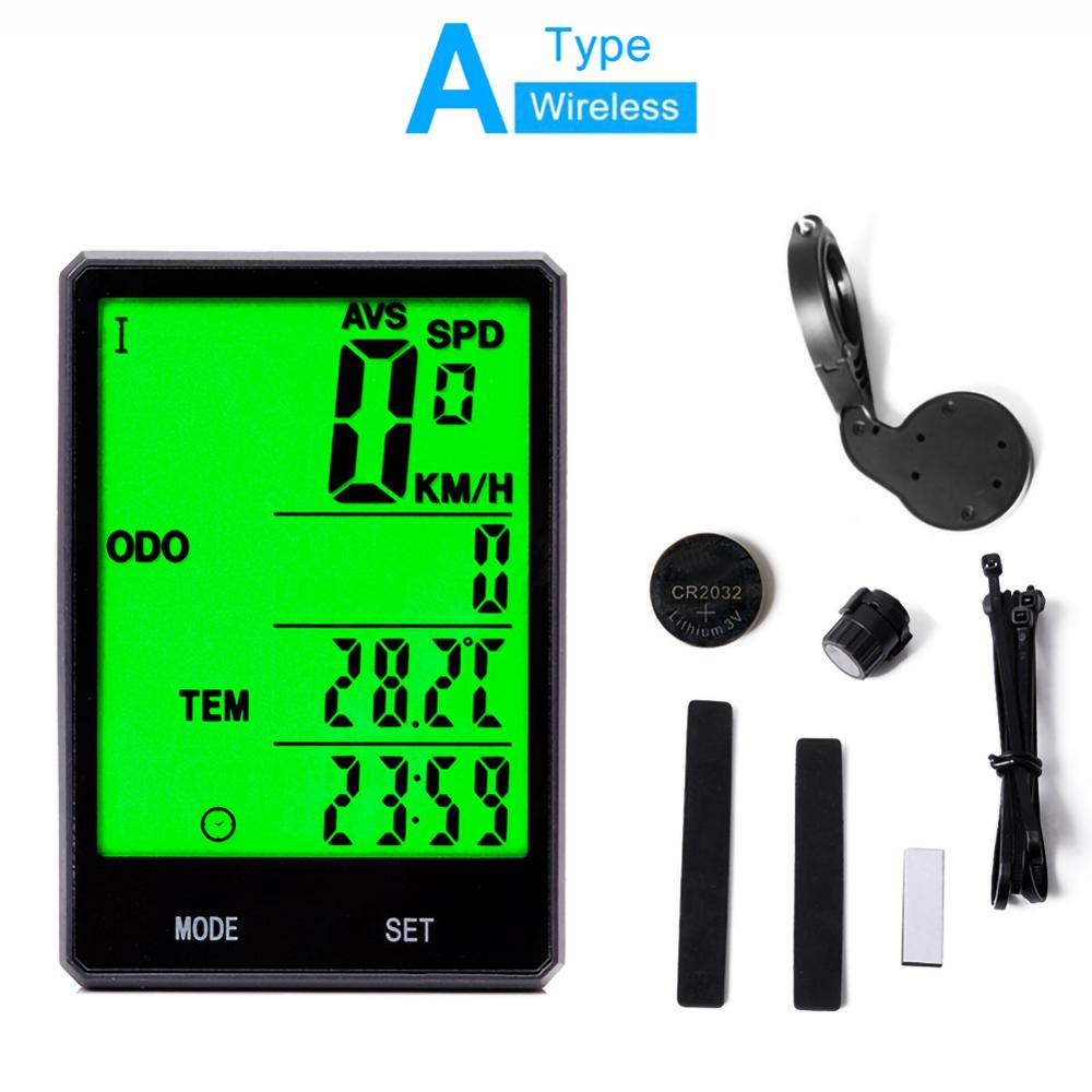 Bicycle Digital LCD Computer Bike GPS Code Table Micro-USB Bike Code Meter Multifunctional Luminous Cycling Wireles Speedometer: YL202235-BK1-01