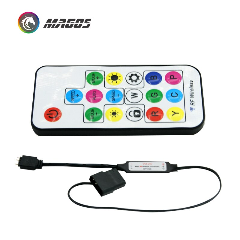 RGB Controller RF Für Fall LED Beleuchtung 3Pin 5V oder 4Pin 12V RGB AURA SYNC Molex 4pin Power versorgung