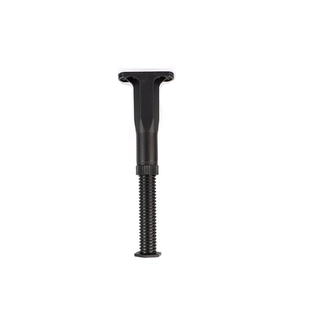 Viga de cama telescópica, soporte de elevación de patas, ajustable, Protector de suelo reforzado, muebles, parte inferior de la cama: Cromado brillante