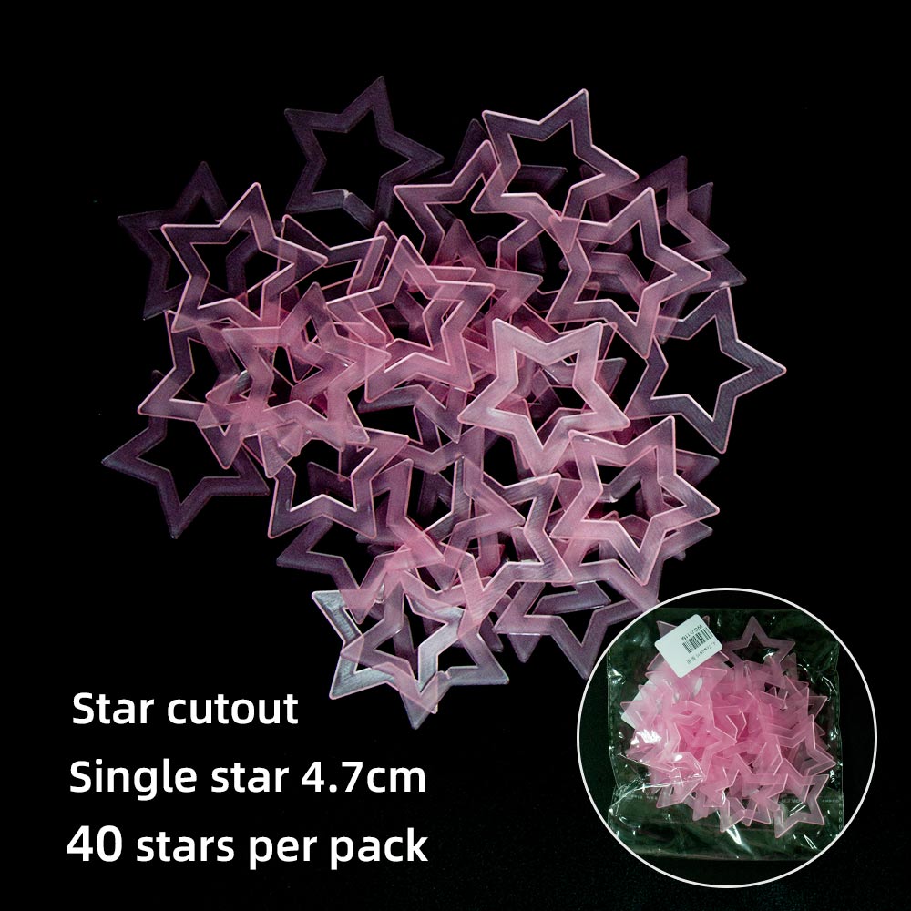 Wall Sticker Christmas Year Window Sticker Snowflake Star Luminous Sticker Children's Room Family Outdoor Glass Decoration: M