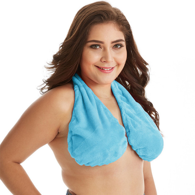 Sujetador de toalla de baño para lactancia materna, Bralette de pecho grande, Top Bandeau