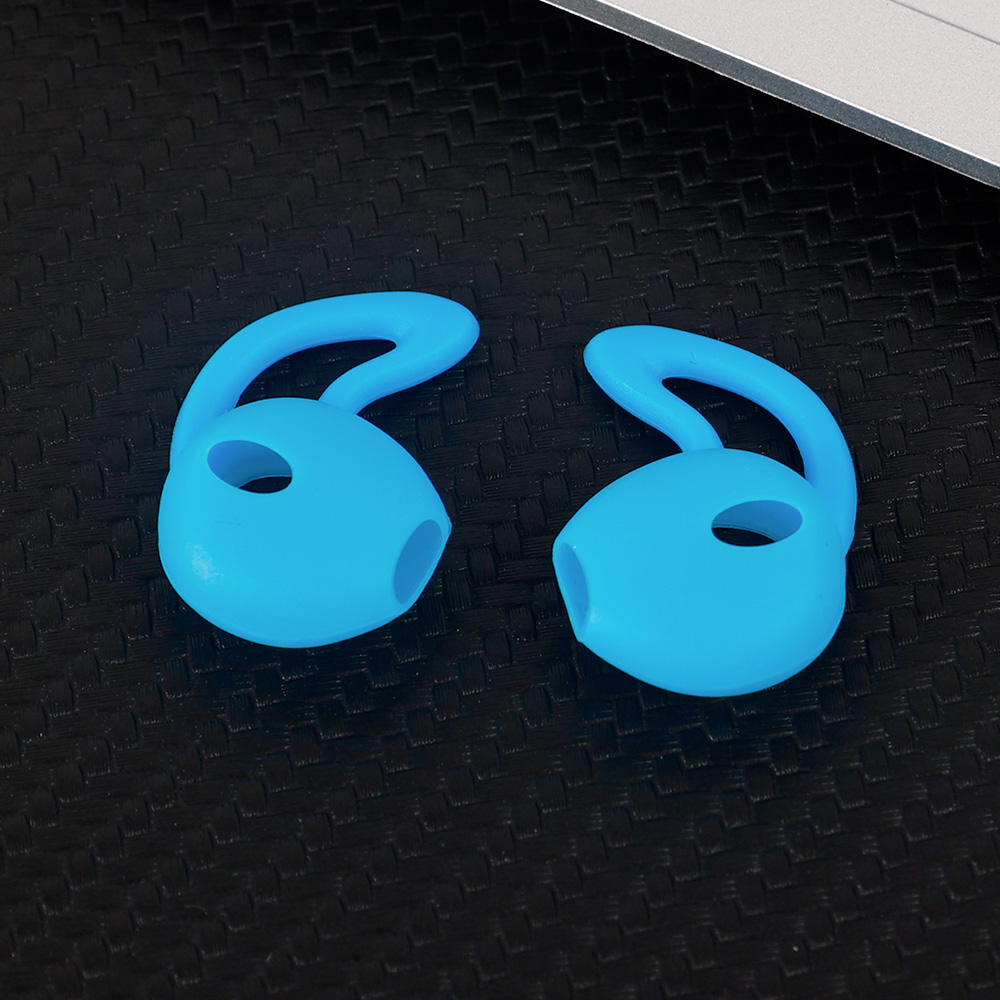 6/1 Paar In-Ear-Ohrstöpsel aus weichem Silikon für Airpods, schützende Ohrpolster, Kopfhörer-Cup-Ohrpolster mit Anti-Rutsch-Ohrbügel: 2XS / Himmel Blau