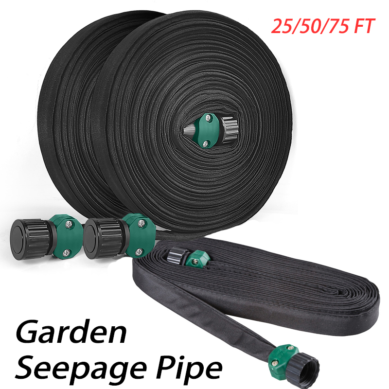 Mangueras de tubo microporoso para riego con fugas de jardín, manguera de riego subterráneo, herramienta de limpieza de riego de jardín de agua Flexible