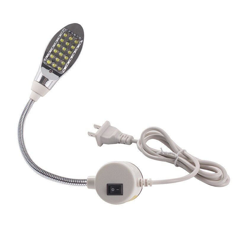 Super Bright 14/18 LED Sewing Machine Light Gooseneck Work Lamp with Magnetic Mounting Base for Lathes Drill Presses Workbenches