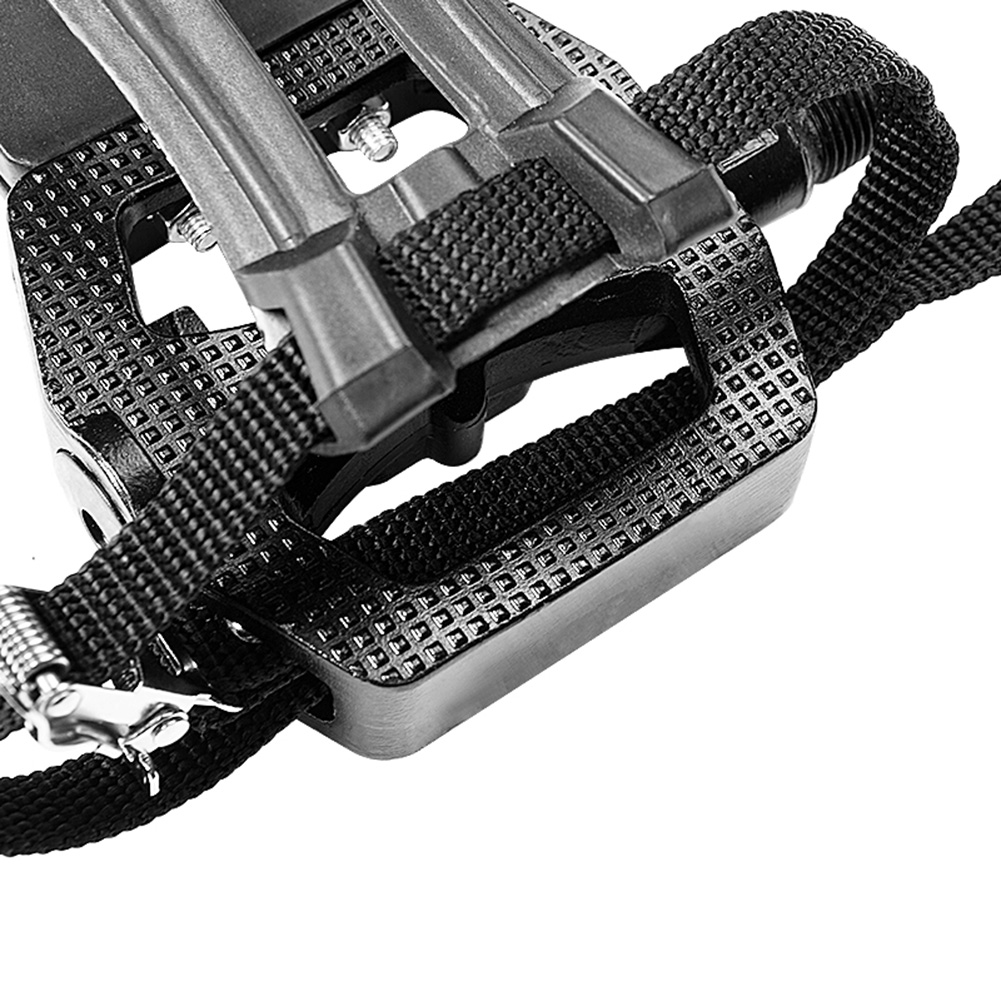 Spin Exercise Bike Pedals Pedal for Clipless Toe Cage and Strap Shoes Indoor Cycling Heavy Duty 9/16 Inch Thread Fitness Bicycle