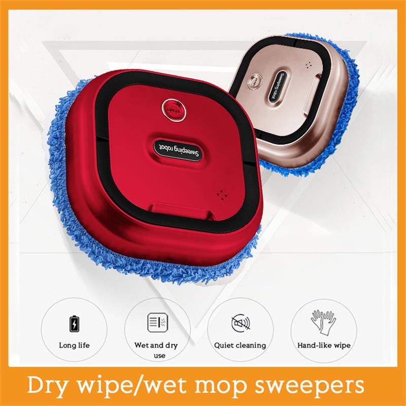 Smart Vegen Robot Auto Vacuüm Haar Dust Remover Droog Nat Veegmachine Vloer Wassen Tool