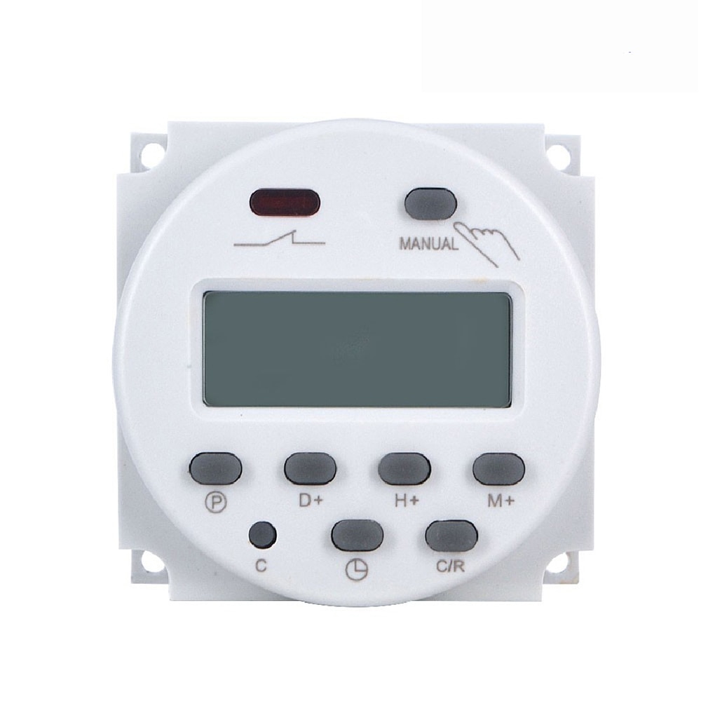 Timer switch 1.6 Inch digital switch timer 220V 110V 24V AC Daily Weekly electric Program timer Relay timer module timer digital