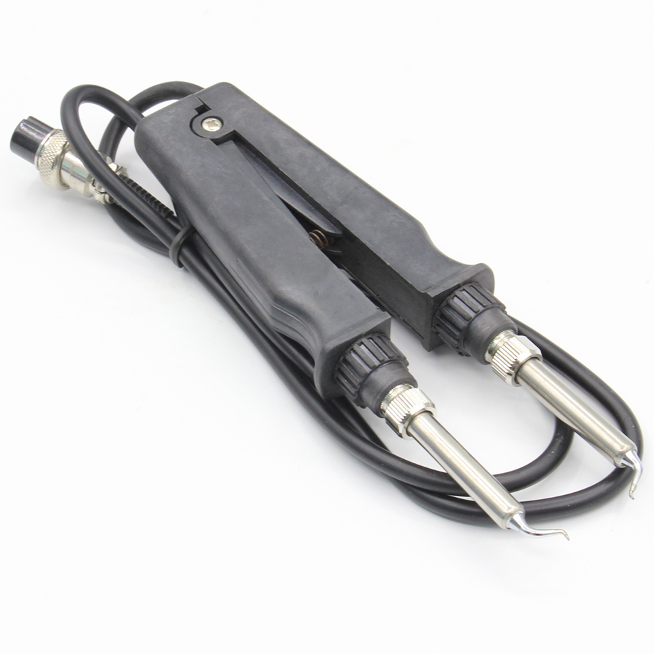 GORDAK 902 ESD SMD Soldering Tweezers Soldering Station Accessories Heating pliers Handle 7 pin Tweezers Tools For