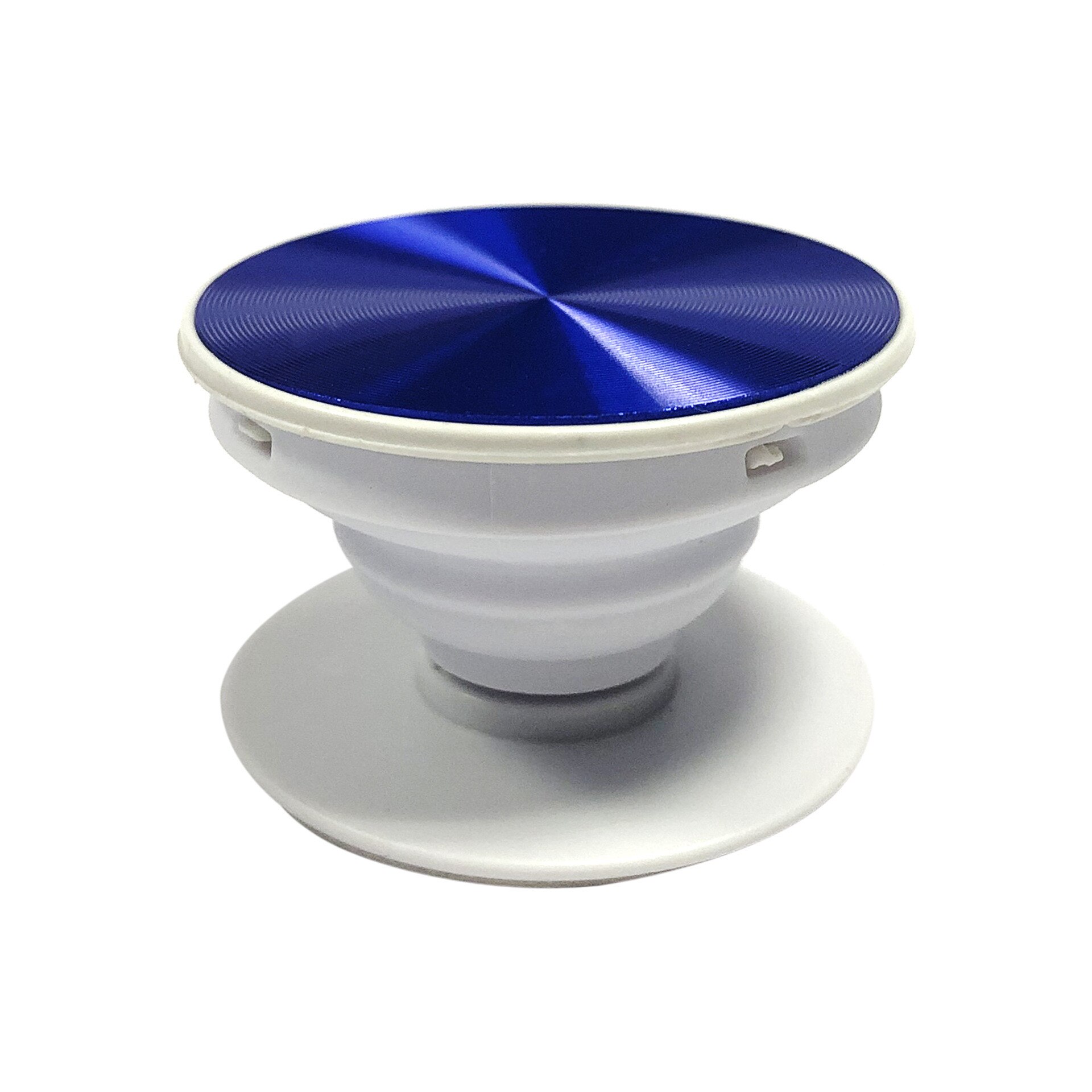 Cell Phone flat Airbag bracket Holder Mount Pull Out Collapsible Grip Stand Folding telescopic bracket: blue