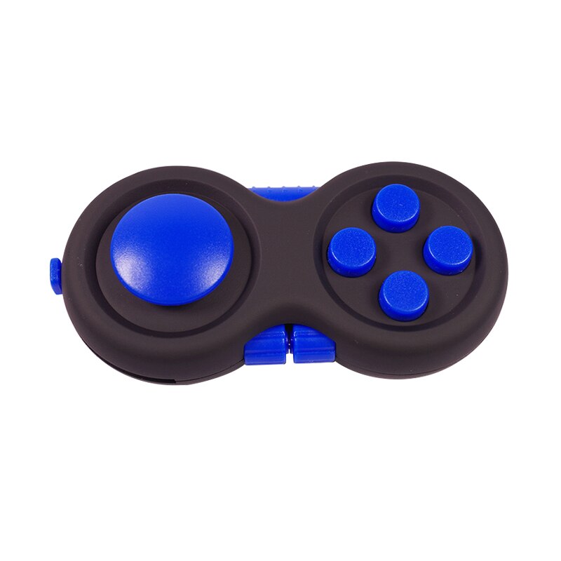 1Pc Game Fidget Pad Stress Reliever Squeeze Fun Magic Bureau Speelgoed Handvat Speelgoed Stress Decompressie Sleutel Mobiel: Blue